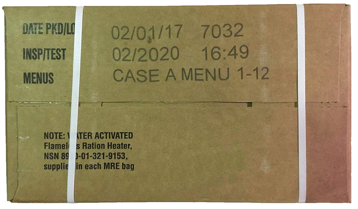 MRE case pack date